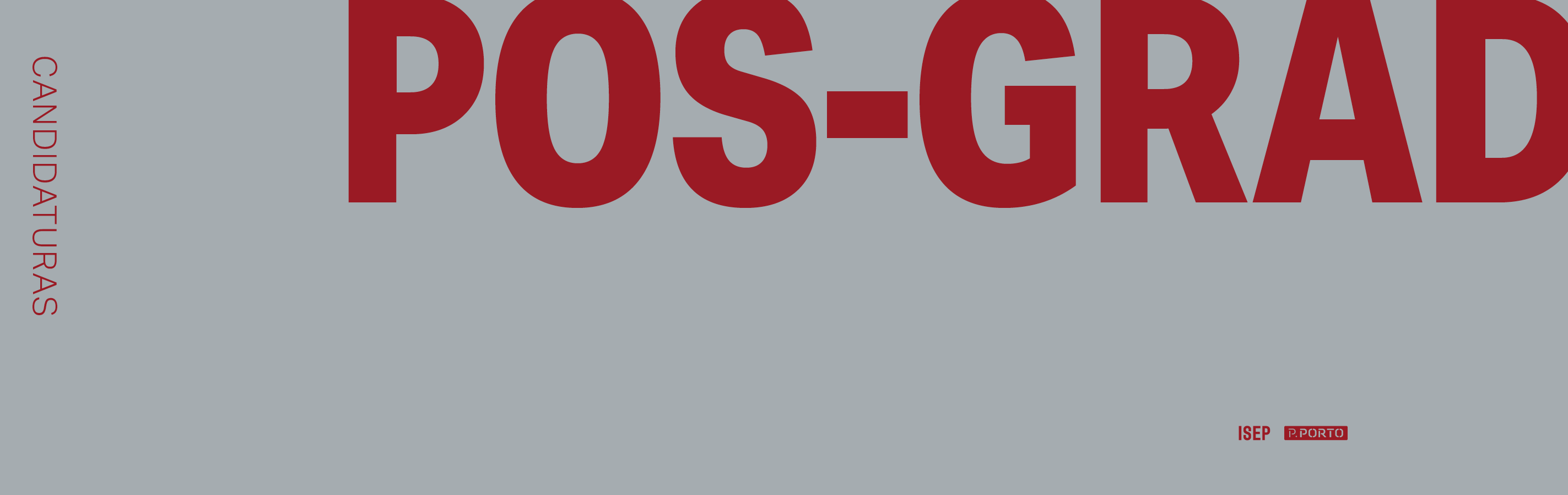 Candidaturas a cursos de Pós-Graduação do ISEP 