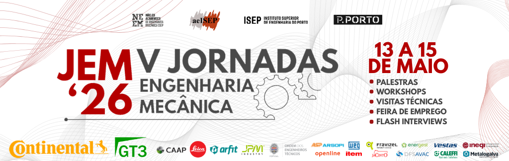 V Edição das Jornadas de Engenharia Mecânica no ISEP