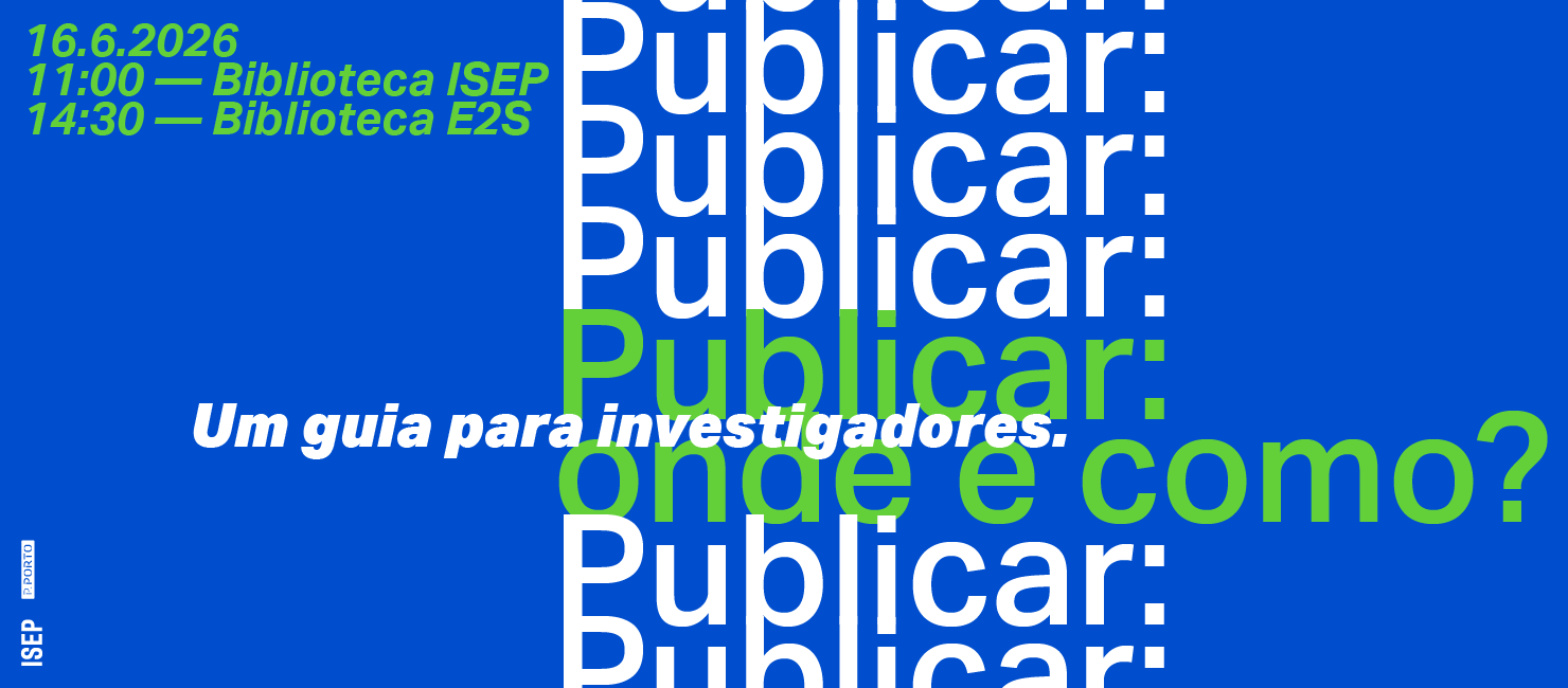 ISEP promove ação de formação "Publicar: onde e como?"