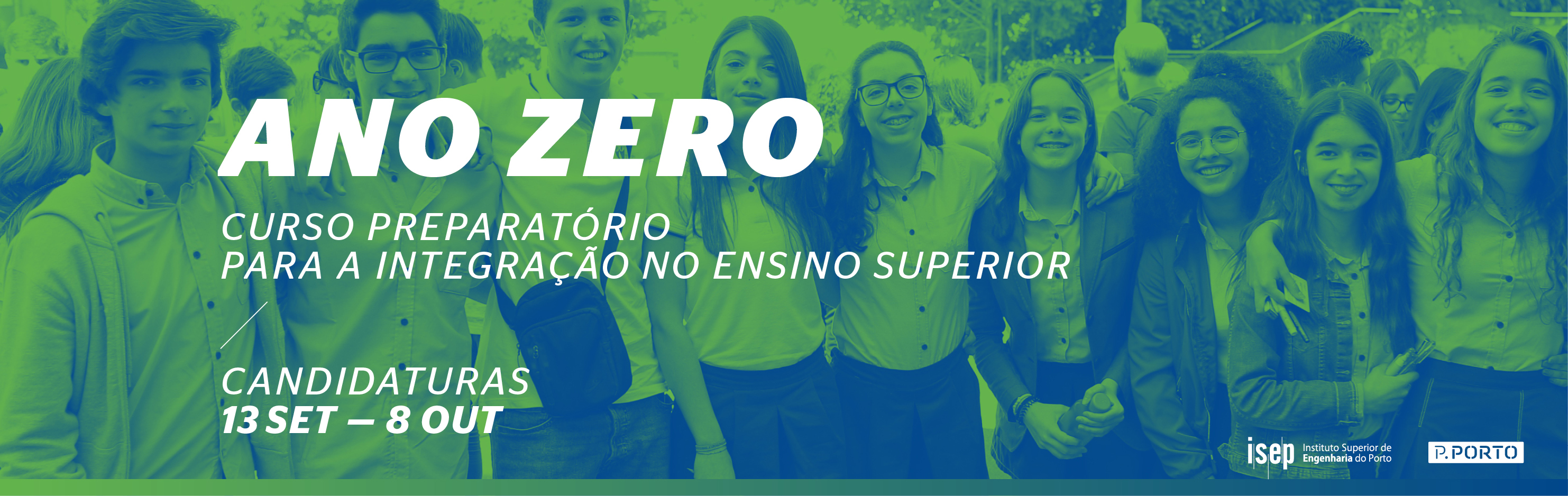 Candidaturas abertas para o Ano Zero - 2021/2022