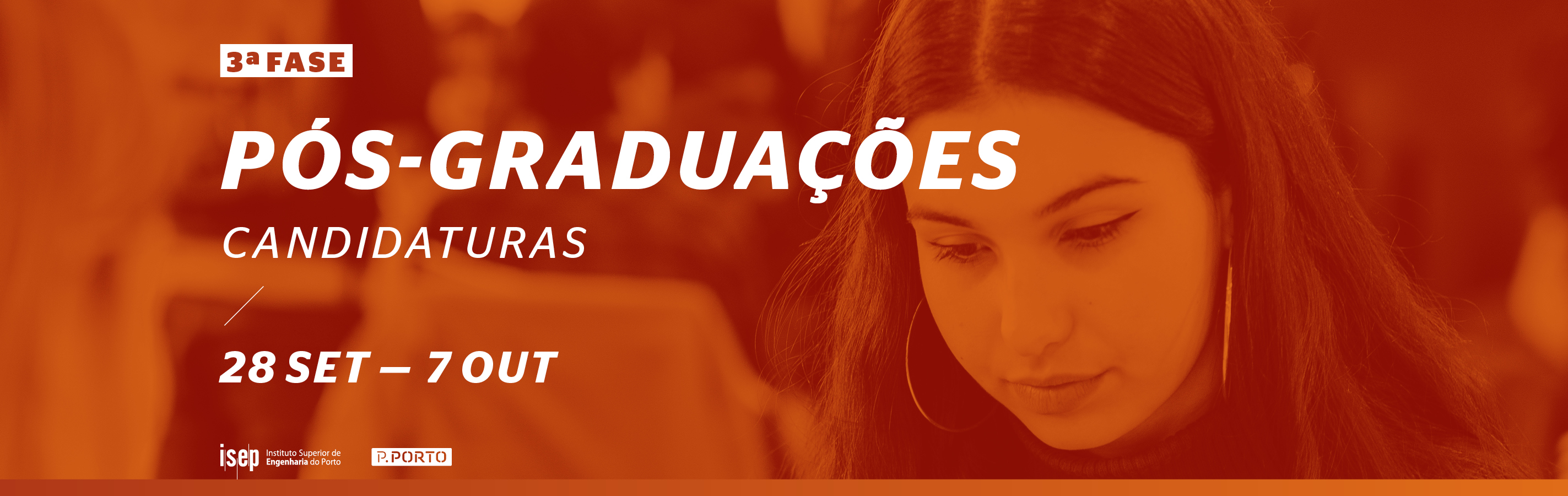 Abertas as candidaturas para a 3.ª fase dos Cursos de Pós-Graduação