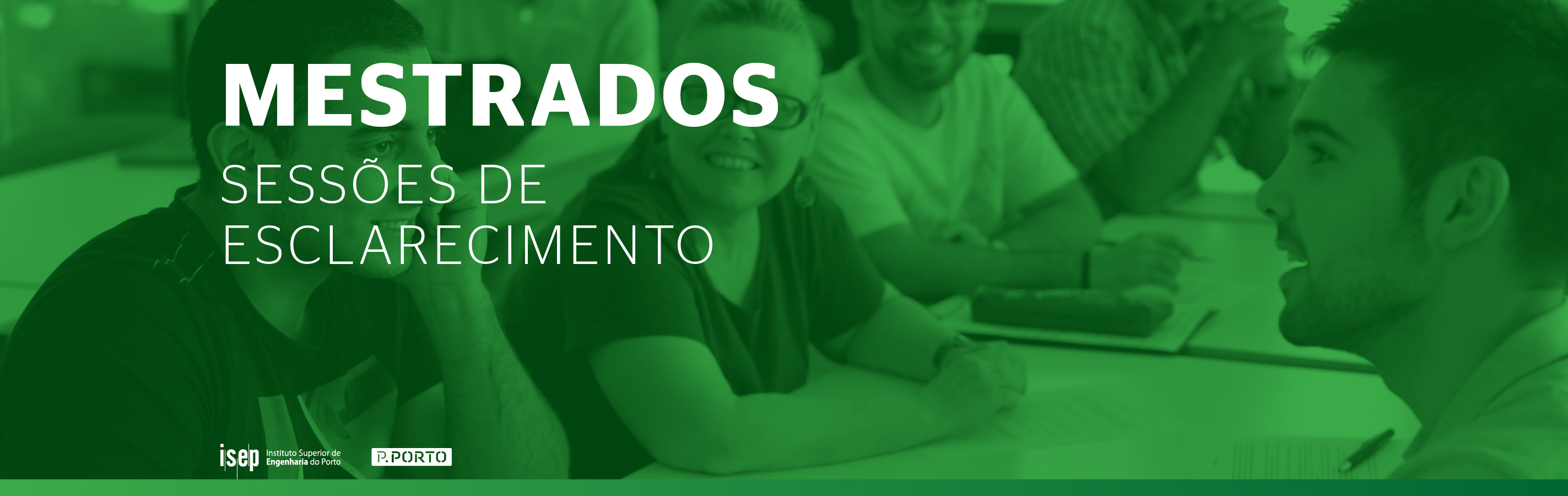 Sessões de esclarecimento cursos de mestrado ISEP